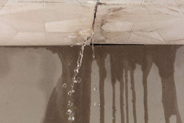 Professional Water Damage Restoration technician working in Sunset, FL
